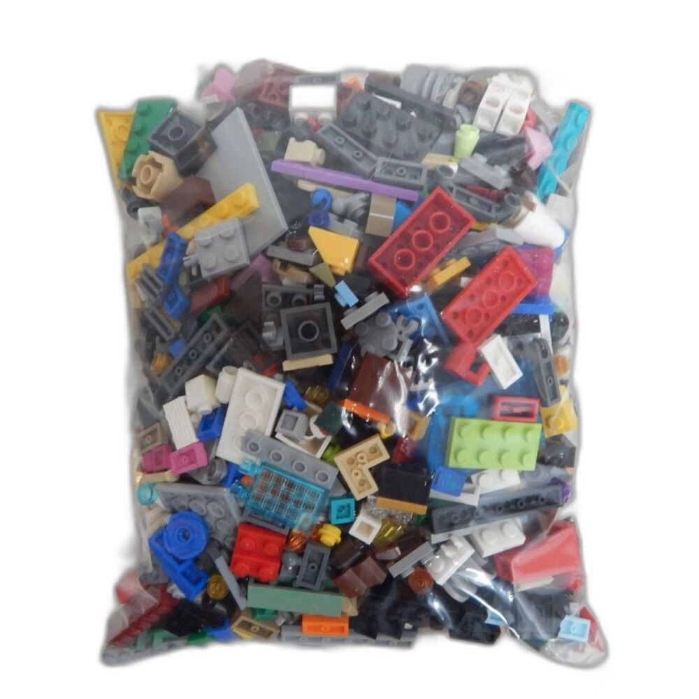 2 lbs Mixed LEGO Lot – Clean Assorted Bricks and Building Pieces Toys